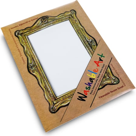 Yıkanabilir Tuval Sanat Matı, Eğlenceli Tasarım