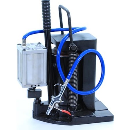 Worldforce 20 Ton Havalı Hidrolik Tırnak Kriko Strok: 130 mm Kapalı Boyu 290 mm Makine