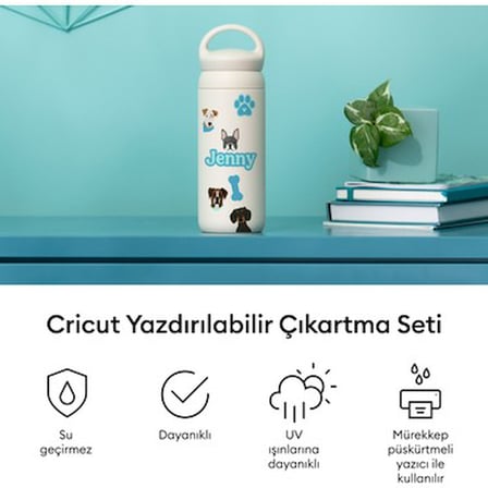 Suya Dayanıklı Holografik Çıkartma Seti A4 Boyutunda 5 Sayfa