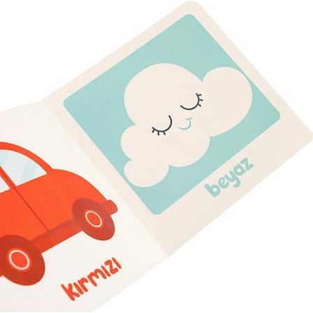 İlk Renkler ve Şekiller Temalı Eğitici Kitap