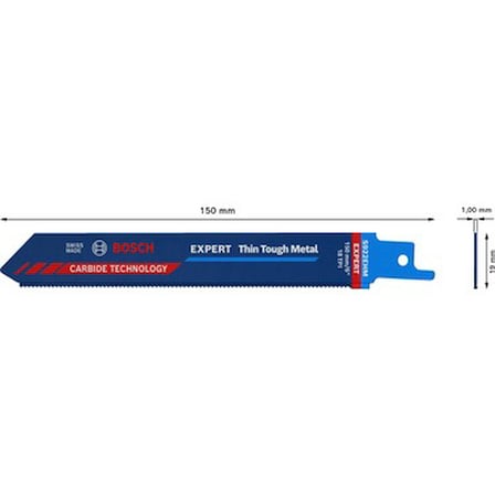 Thintoughmetal Testere, 260MM Uzunluk