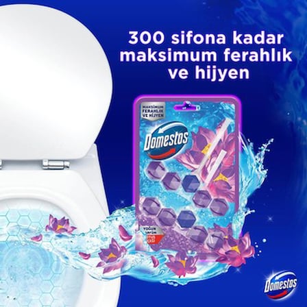 Yoğun Parfümlü Lotus Çiçeği WC Bloğu