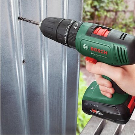 Tek Akülü Darbeli Delme Vidalama Makinesi, 18 V Güç ile Hızlı İşlem