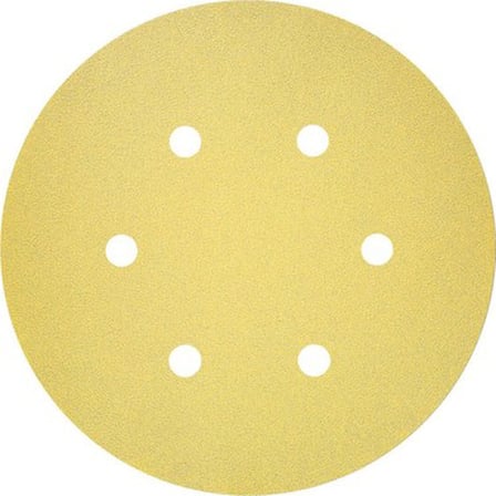 150 mm Zımpara, 6 Delikli, 150 Kum, 50'li Paket