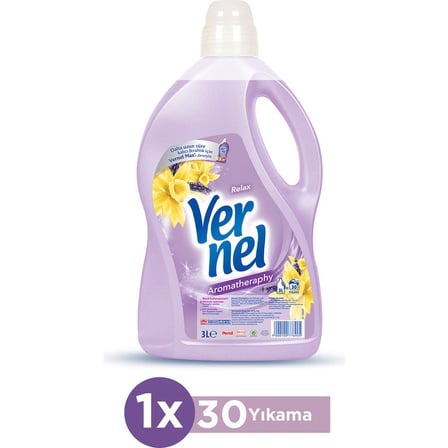 Aromaterapi Özellikli 3L Çamaşır Yumuşatıcısı 30 Yıkama Kapasitesi