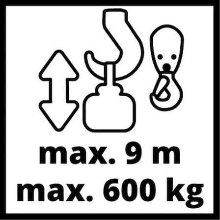 Einhell TC-EH 600 Elektrikli Vinç - 600 Kg Kapasite ve 1050 W Güç