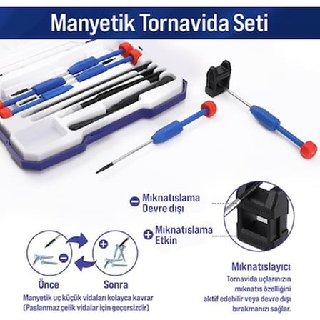 12 Parça Elektronikçi Onarım Seti ile Hassas Kullanım