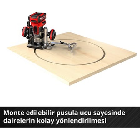 Einhell Professional Akülü Dik & Kenar Freze Seti TP-RO 18 Set Li BL-Solo Power X-Change (18 V,