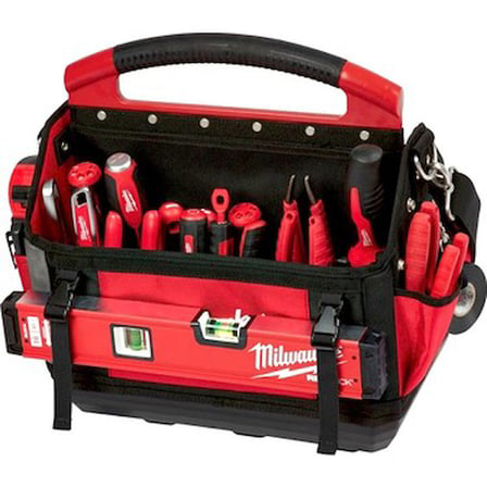 Milwaukee Ağır Hizmet Tipi Packout Alet Taşıma Çantası 25 cm 28 Cep-