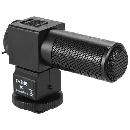 DSLR Kameralar için Uyumlu Video Mikrofon, Yüksek Ses Kalitesi ve Dayanıklı Yapı