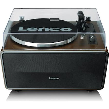 Ahşap Kasa Bluetoothlu Pikap 4 Hoparlörle Donatılmış Modern Tasarım