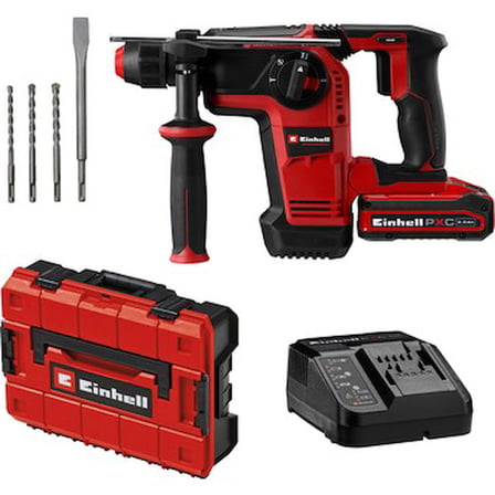 Akülü kırıcı delici, 18V, 4 parçalı set