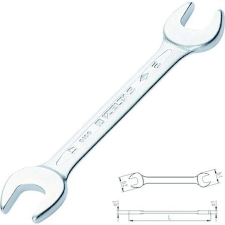 Kısa Boy Çatal İki Ağız Anahtar 12 x 13 mm Kullanım Kolaylığı
