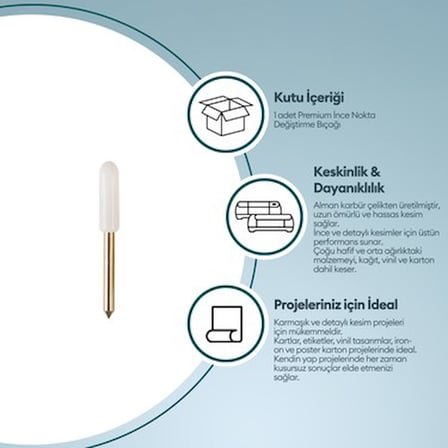 Premium İnce Nokta Değiştirme Aksesuarı ile Yüksek Kalite