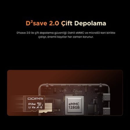 DDPAI Z90 Dual Araç Kamerası - 4G Bağlantı ve Yüksek Hızlı Aktarım