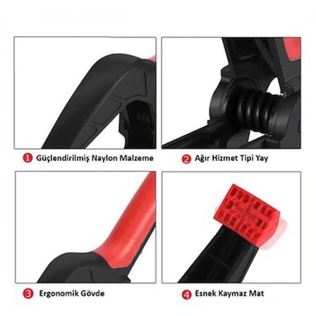 Plastik 19MM Anahtar ile Dayanıklı Yapı