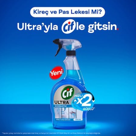 1000 ml Kireç ve Pas Sökücü Ultra Temizlik Ürünü