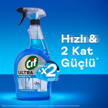 1000 ml Kireç ve Pas Sökücü Ultra Temizlik Ürünü