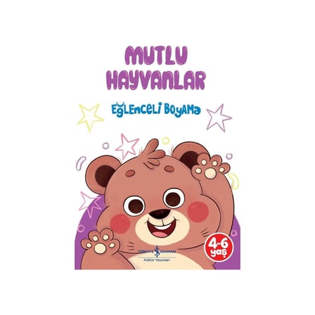 Mutlu Hayvanlar: Eğlenceli Boyama ve Yaratıcı Kitap