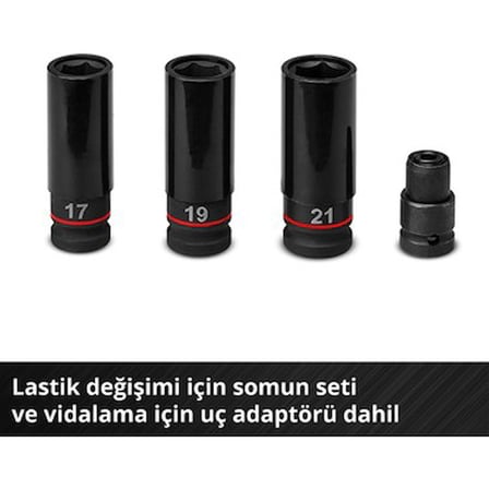Akülü Somun Sıkma, 18 V ve 350 Nm Tork Seviyesi