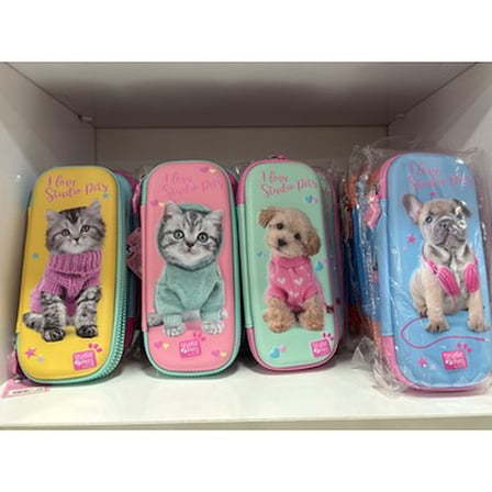 EVA Malzemeden Kalem Çantası, Studio Pets Temalı
