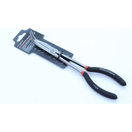 Uzun Kargaburun Pense 260 mm ile Kavisli Uç S2 Çelik