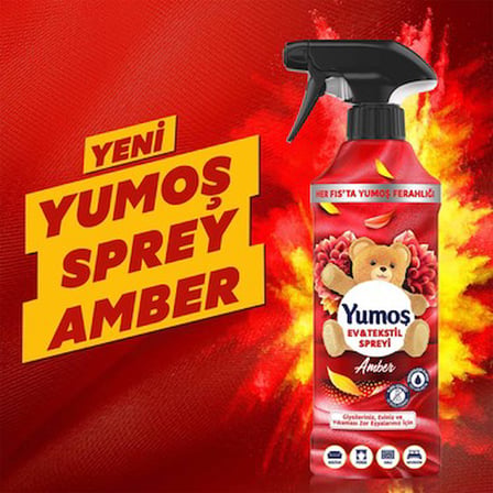 450 ml Yıkanması Zor Eşyalar İçin Amber Sprey