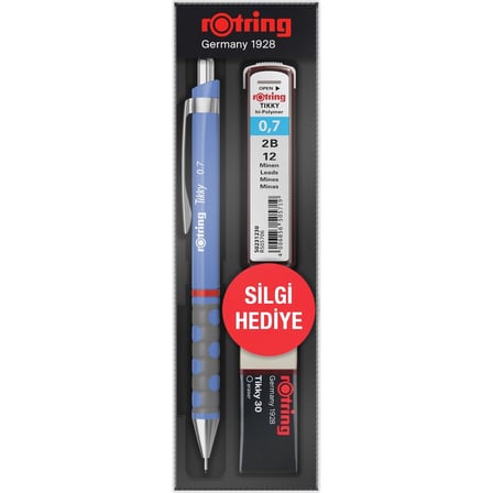 0.7 mm Menekşe Mavi Versatil Kalem, Ergonomik