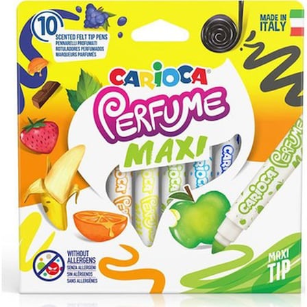 Kokulu Jumbo Keçeli Boya Kalemi, 10 Renk Seçeneğiyle Eğlenceli