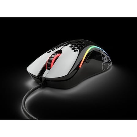 Parlak Siyah RGB Oyuncu Mouse, Kablolu Tasarım