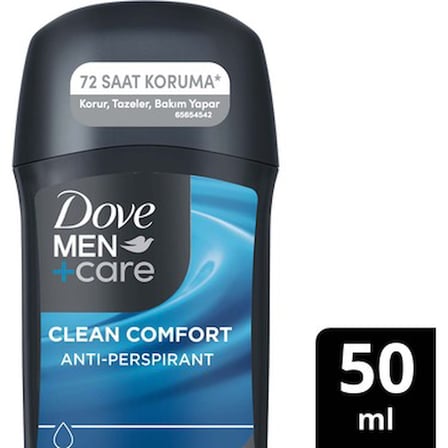 72 saat koruma sağlayan erkek stick deodorant, temiz ve ferah hissettirir
