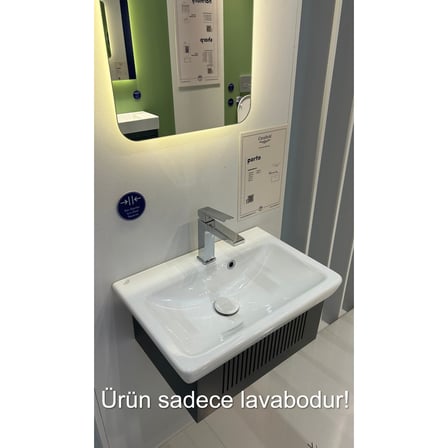 Etajerli Seramik 65x38 cm Modern Tasarım ile Kullanım Kolaylığı