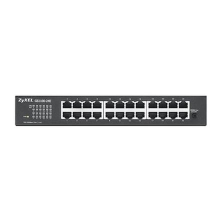 Zyxel GS1100-24E 24-Port 10/100/1000Mbps Tak-Kullan Port-Önceliklendirme Destekli Yönetilemeyen