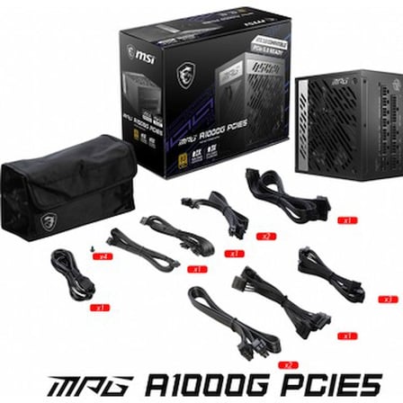 MSI PSU MPG A1000G PCIE5 1000W 80+ GOLD POWER