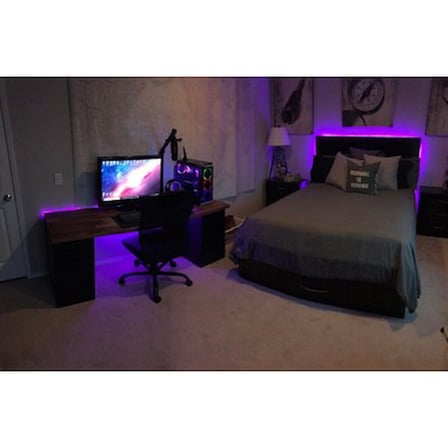 9W RGB LED Ampul, Uzaktan Kumandalı Beyaz Işık ve Renk Seçenekleri