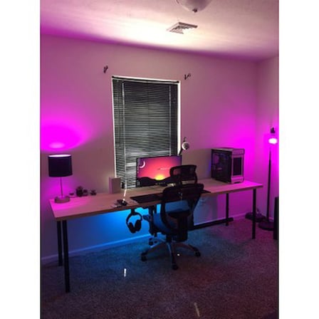 9W RGB LED Ampul, Uzaktan Kumandalı Beyaz Işık ve Renk Seçenekleri