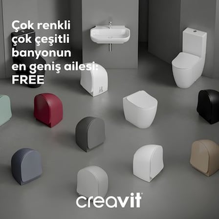 Kanallı Asma Klozet, Beyaz Renk, Yavaş Kapanma