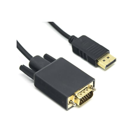1.8 metre Display Port - VGA Kablosu, Yüksek Kalite Görüntü Aktarımı