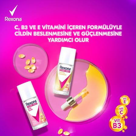 Rose Glow etkili kadın roll-on deodorant, 45 ml