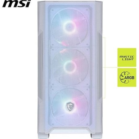 Mikro-Tower PC Kasa, Beyaz Tasarım ve Şık Görünüm