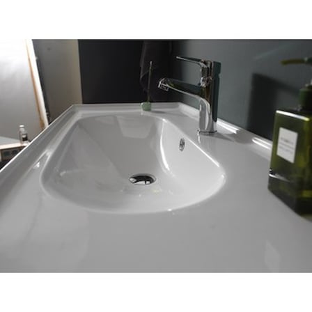60x45 Turkuaz Etajerli Lavabo ile Şıklık