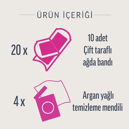 Yüz bölgesi için hipoalerjenik sir ağda bandı