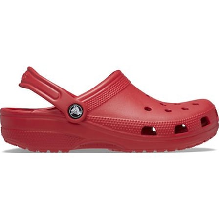 Crocs 10001 Classic Kadın Terlik Kırmızı Silikon/Plastik Günlük Kullanım İçin Rahat