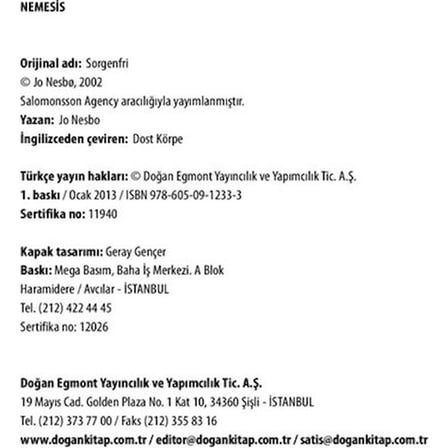 Nemesis - Gerilim ve Dramın Buluştuğu Yer