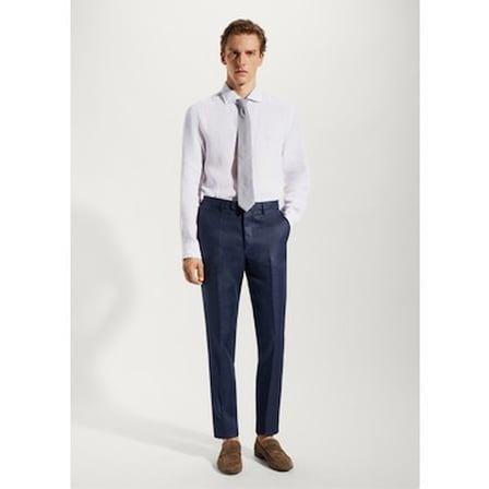Mango Man %100 Keten Takım Elbise