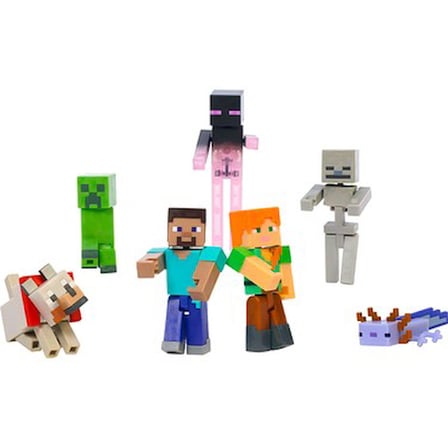 Minecraft Temalı Figür Seti ile Yaratıcı Oyun