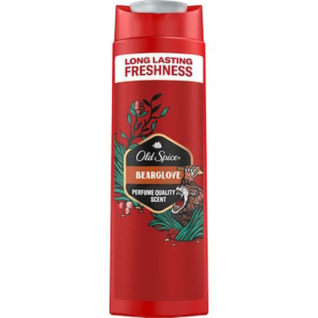 Old Spice Bearglove 400 ml Erkek Duş Jeli ve Şampuan Kalıcı Ferahlık ve Derinlemesine