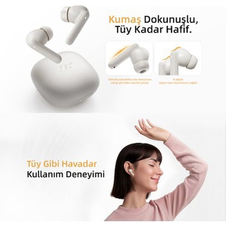 Bluetooth Kulaklık - Şık Tasarım, IPX4 Suya Dayanıklı, 35 Saat Pil Süresi