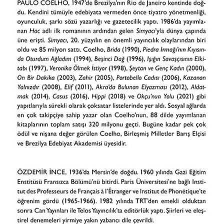 Paulo'nun Simyacı Romanında Hayat ve Dönüşüm Temaları