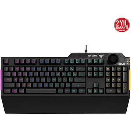 Özel Ses Düğmesi ile RGB Oyun Klavyesi